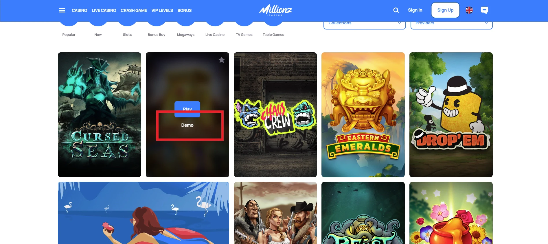 Millionz slots