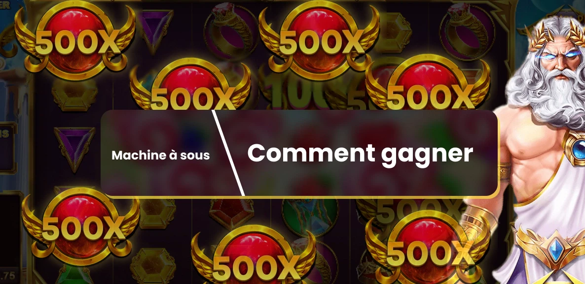 Il vous sera possible de gagner aux machines à sous