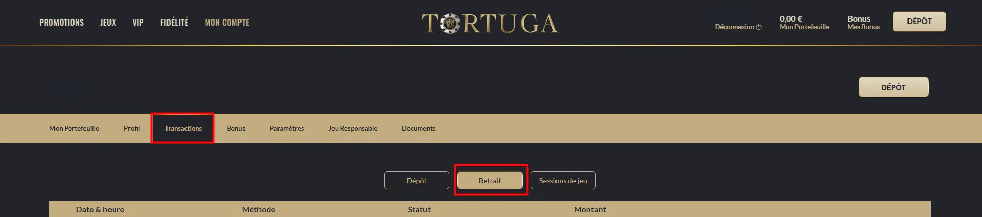 Retrait sur Tortuga