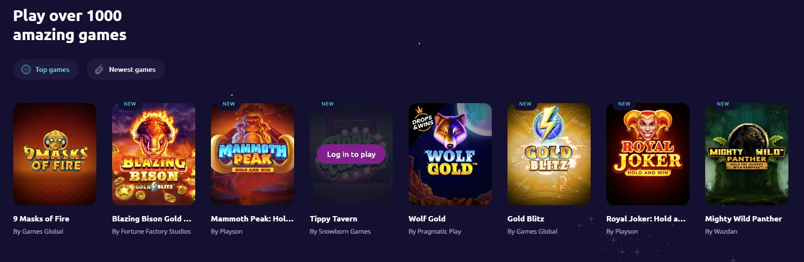 SpinAway Game Selection