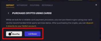 Rollbit Crypto Cashier