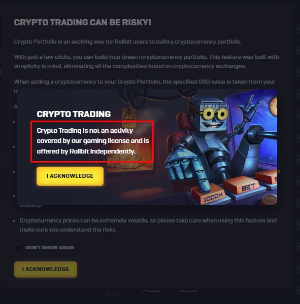 Rollbit Licence