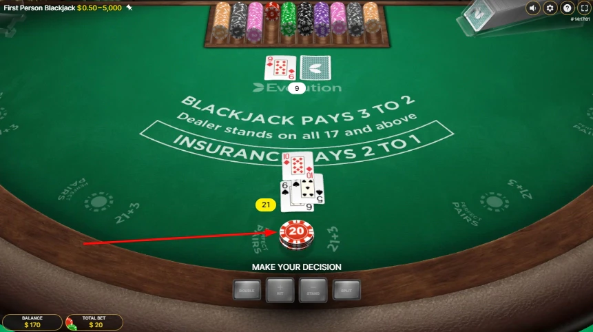doubler au casino