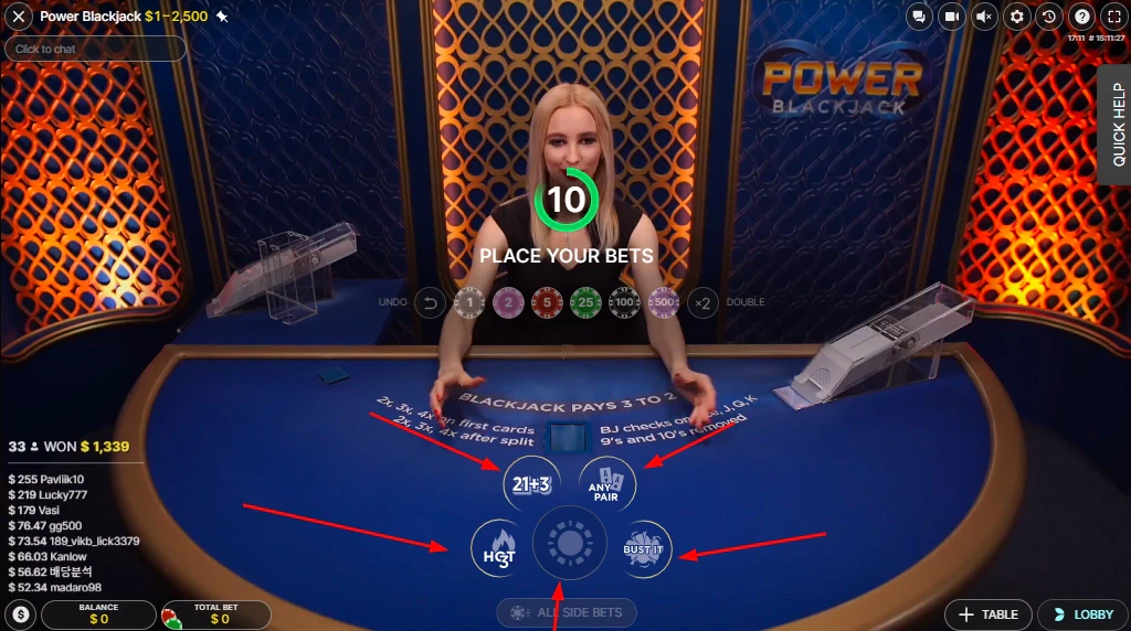 Le blackjack en ligne avec de l’argent réel