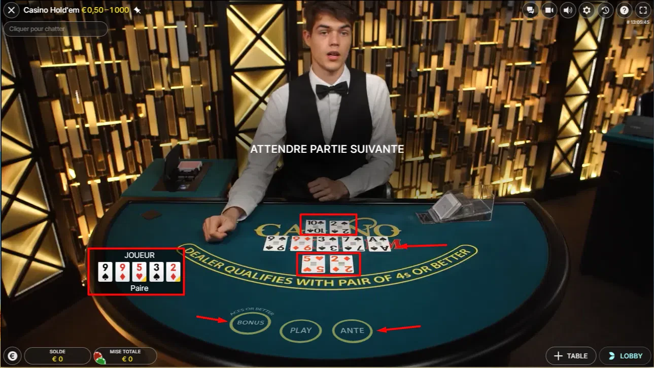 Poker live casino