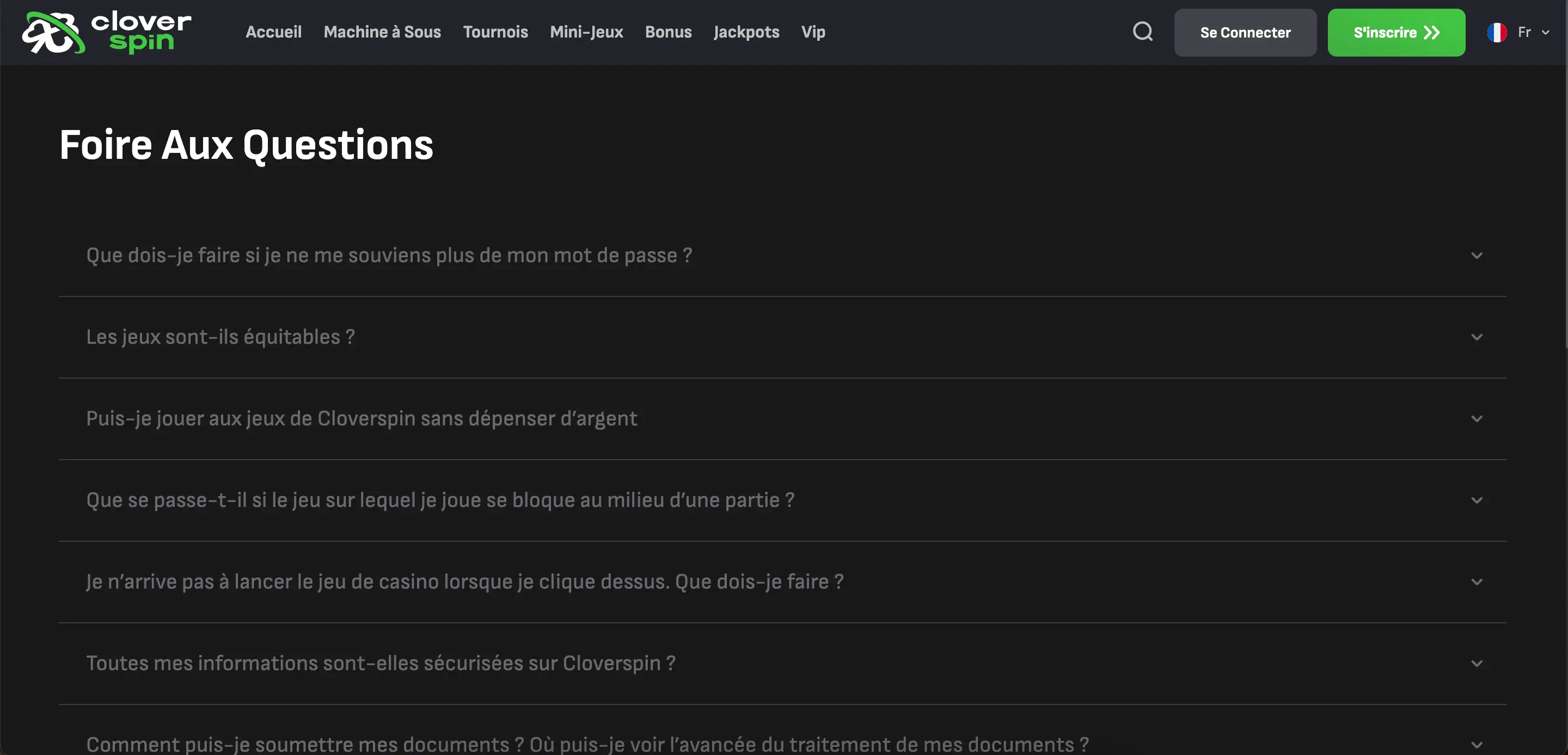 FAQ Cloverspin