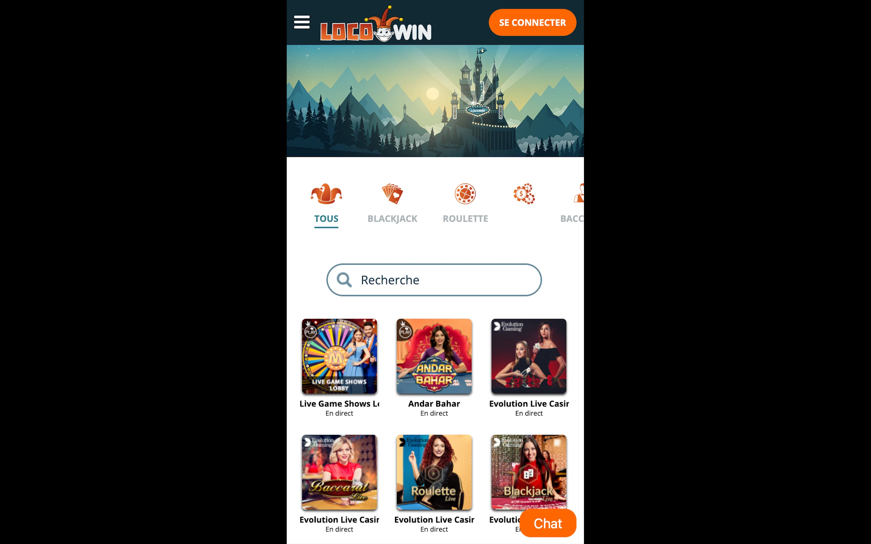 jouer sur mobile locowin