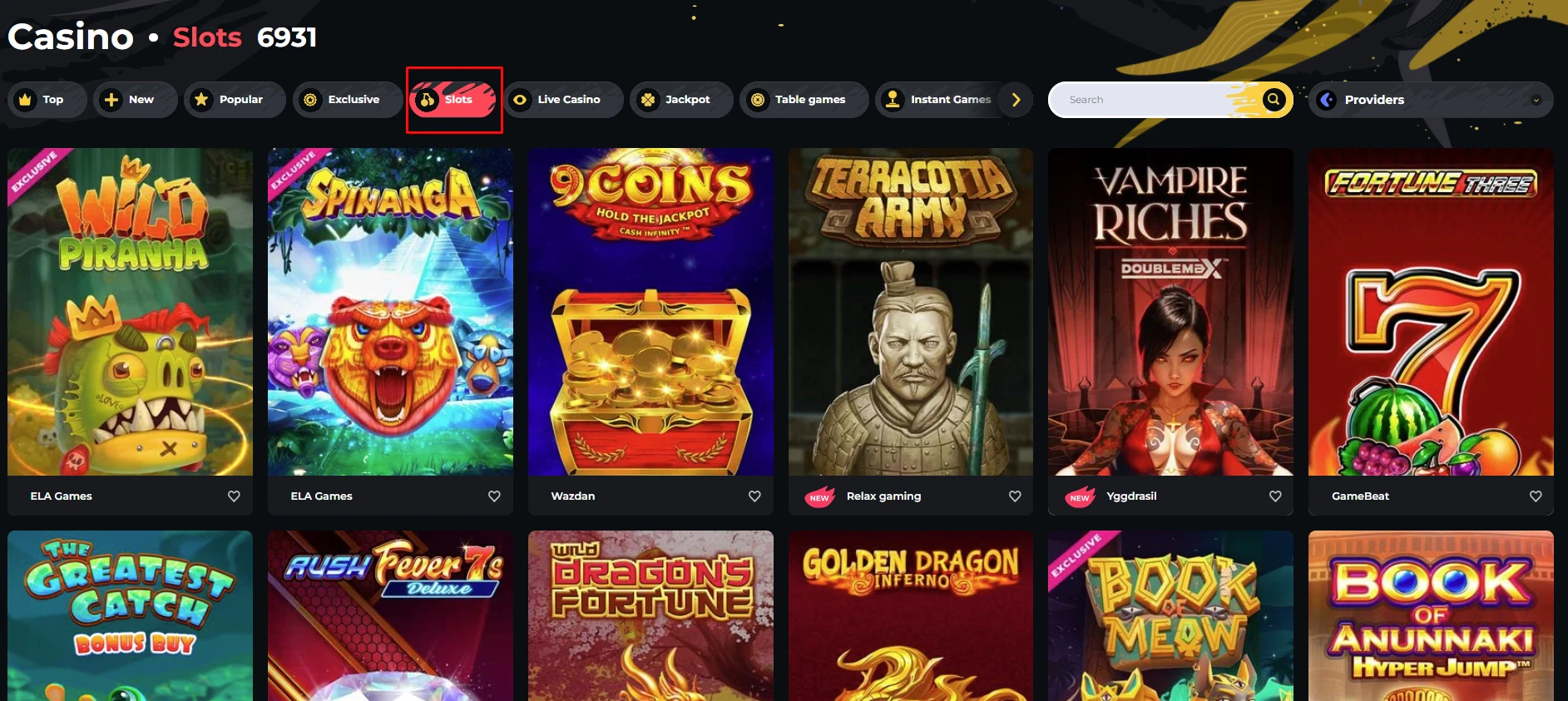 Boomerang Casino Slots