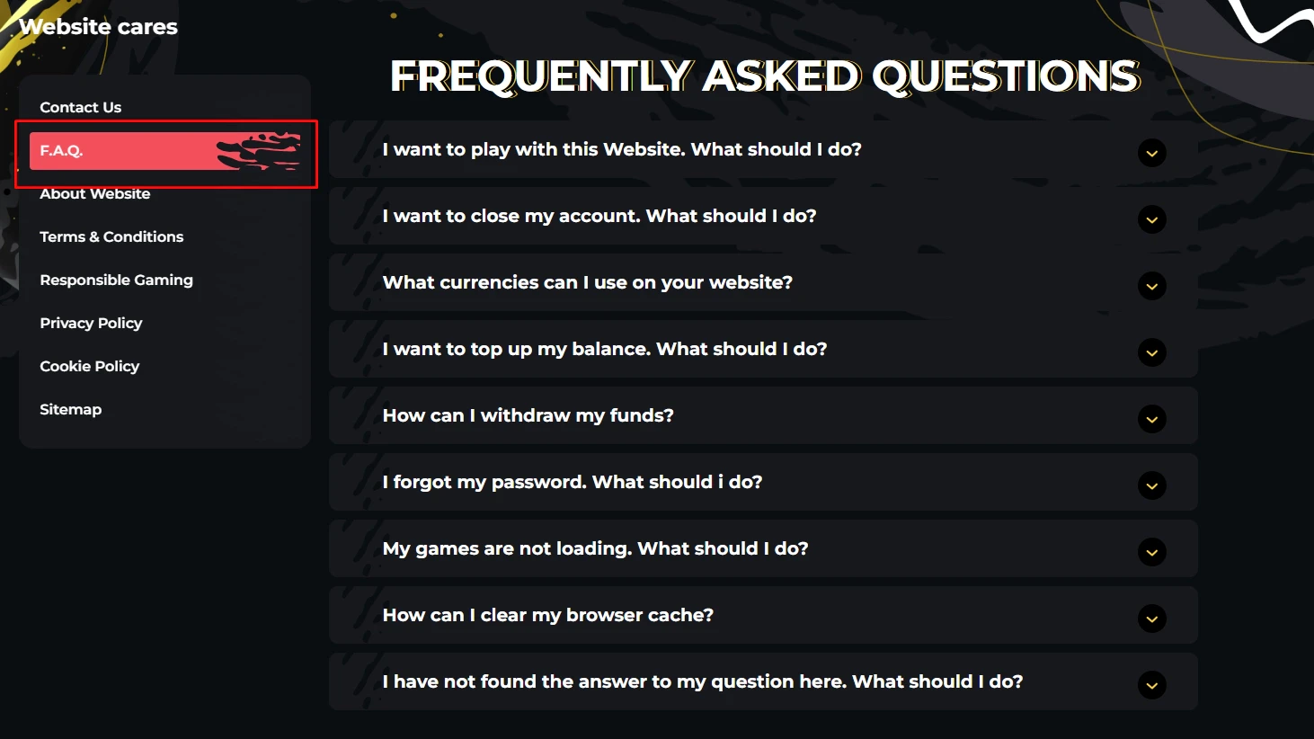 Boomerang Casino FAQ