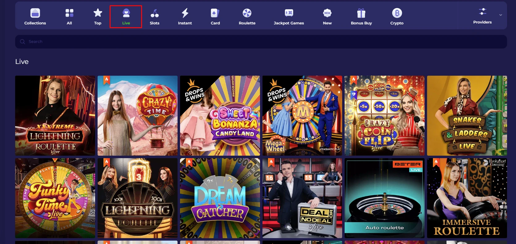 ZotaBet Live Games