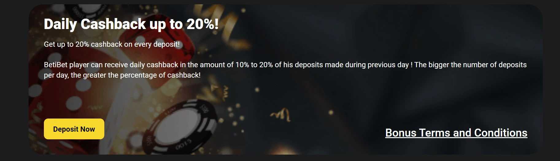 BetiBet Daily Cashback
