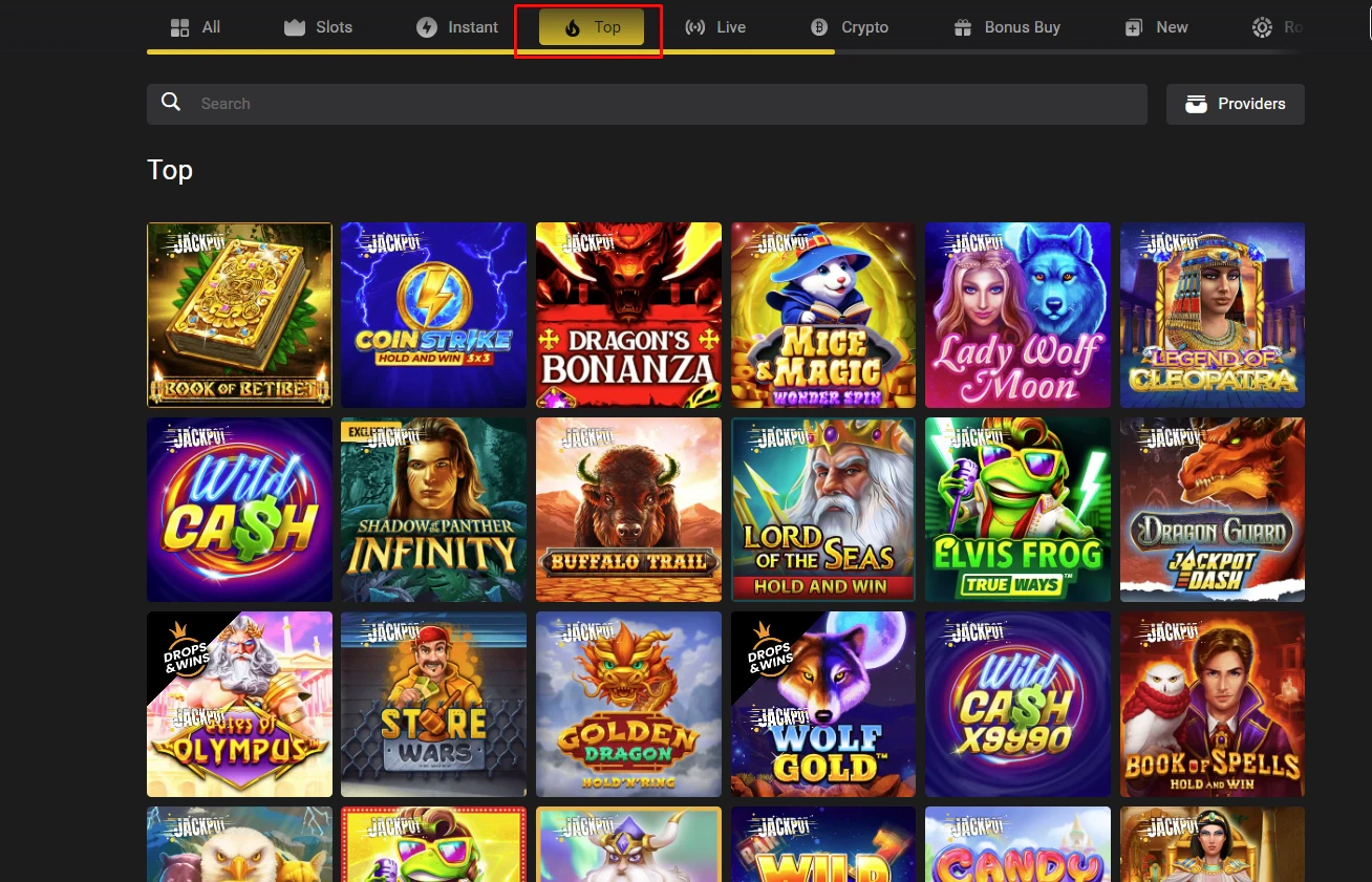 BetiBet Top Games