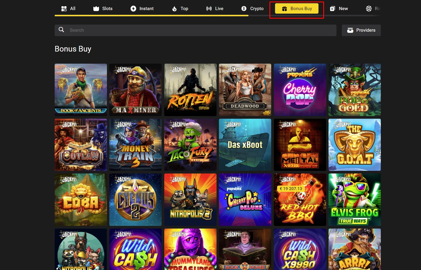 BetiBet Bonus Buy Games