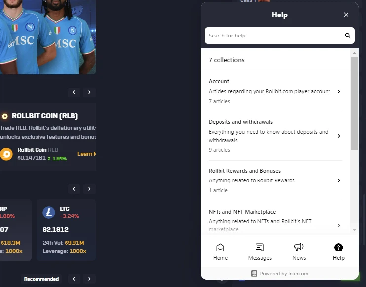 Rollbit Help