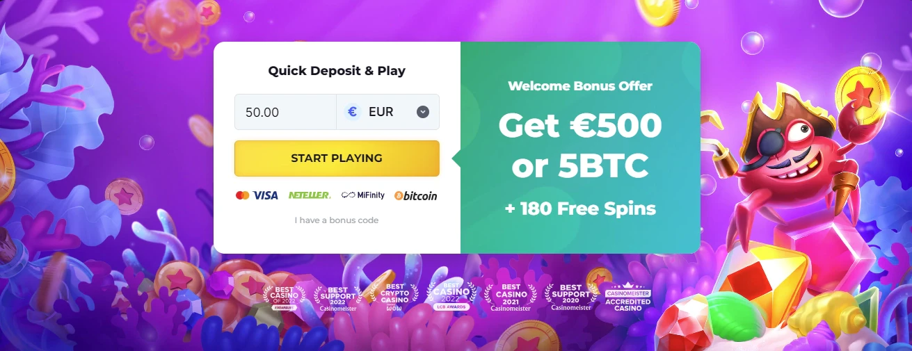 Bitstarz Welcome Bonus