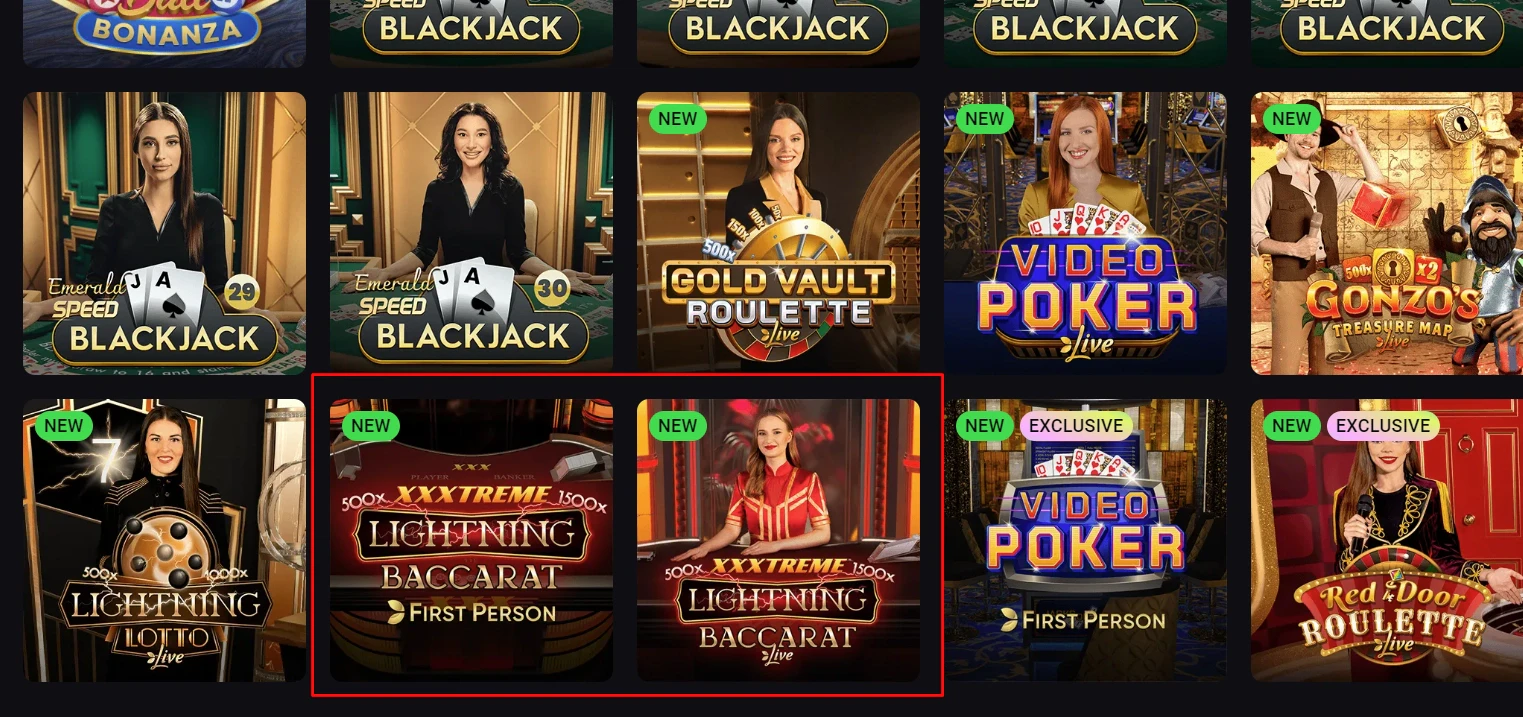 N1 Casino First Person Baccarat