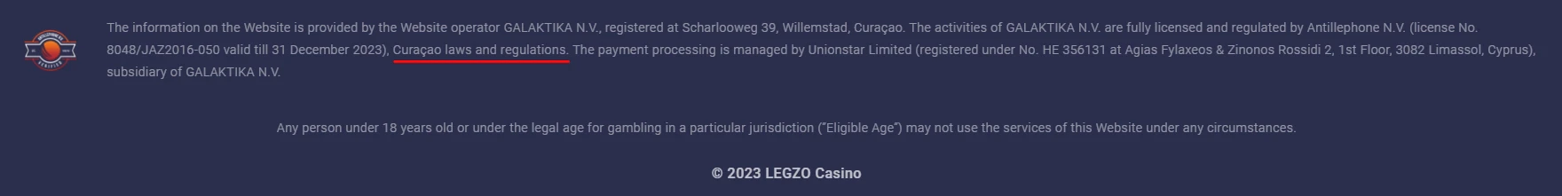 Legzo License