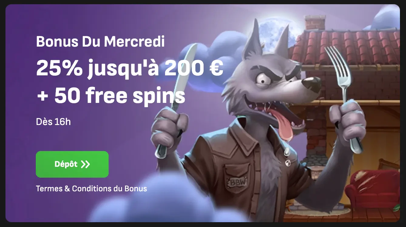 bonus du mercredi cloverspin