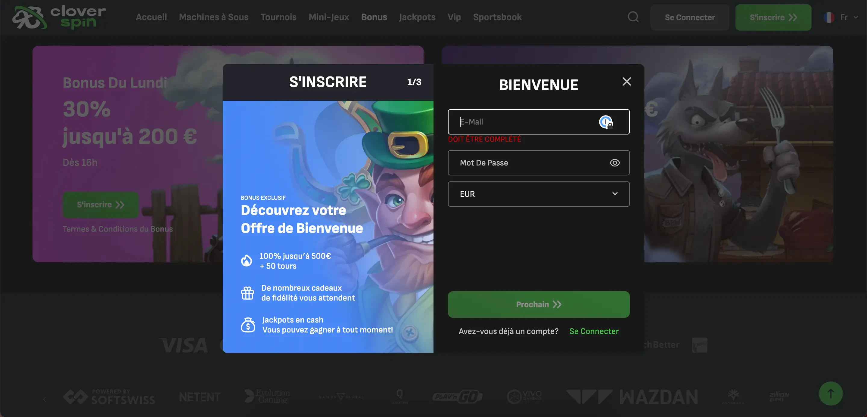 inscription cloverspin