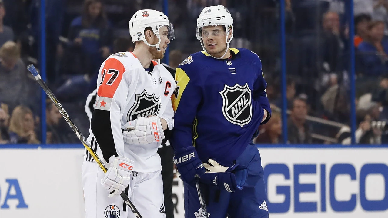 NHL stars Connor McDavid and Auston Matthews