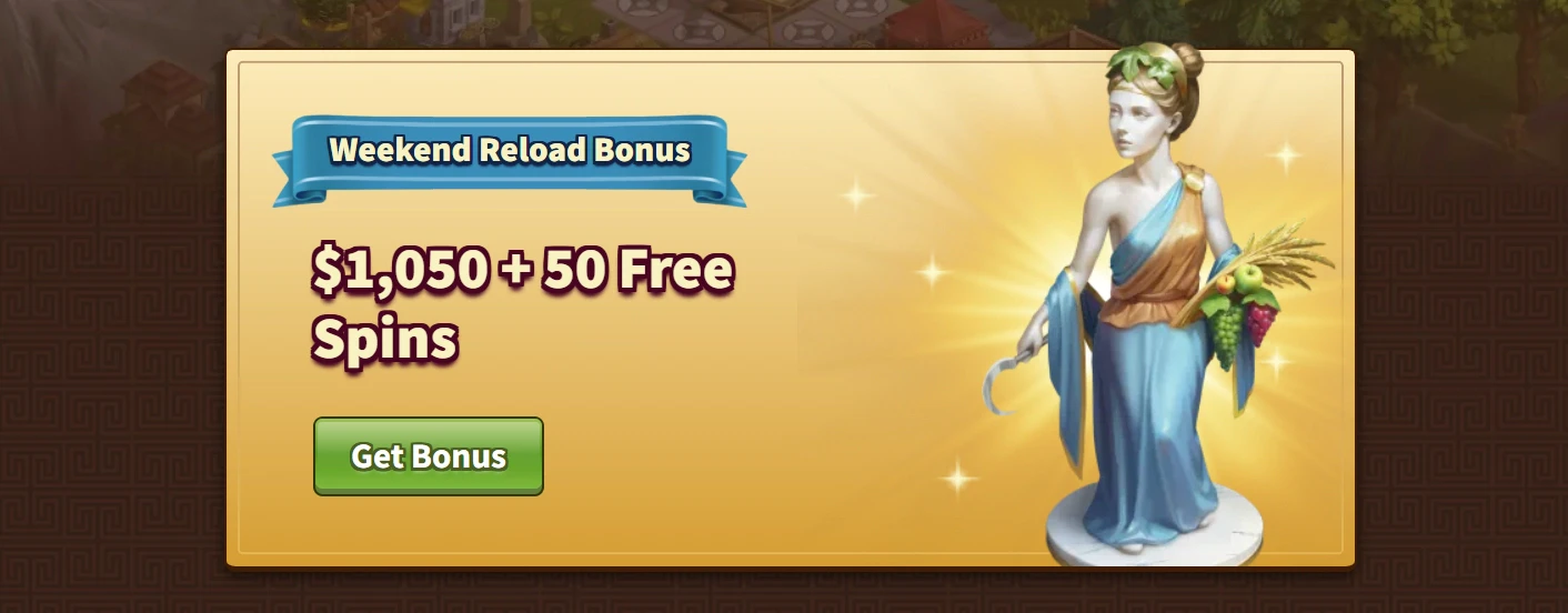 MyEmpire Casino Weekend Reload Bonus