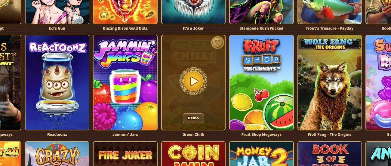 MyEmpire Casino Demo Mode