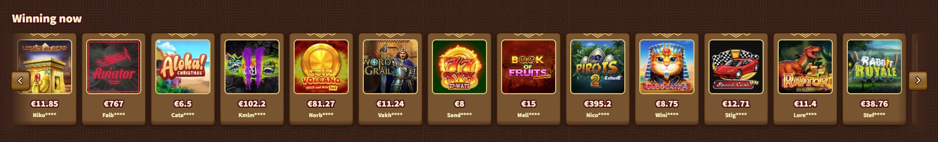 MyEmpire Casino Winning Now