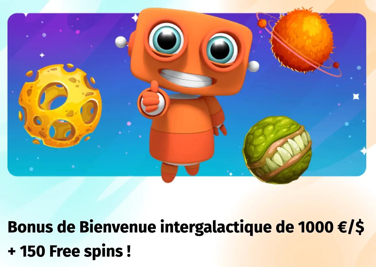 bonus de bienvenue Happy Hugo