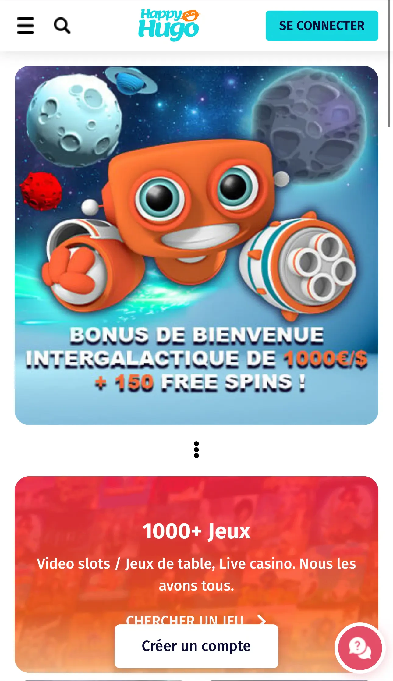 happy hugo version mobile