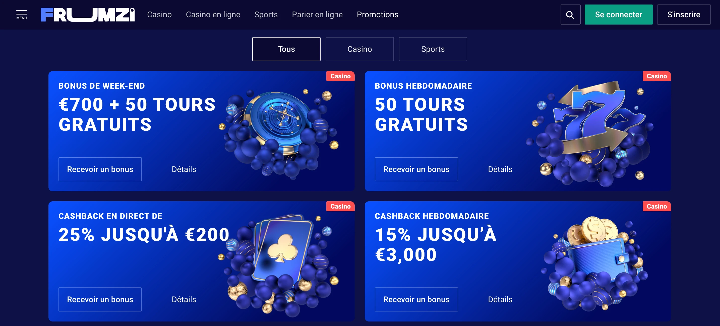 promotions frumzi