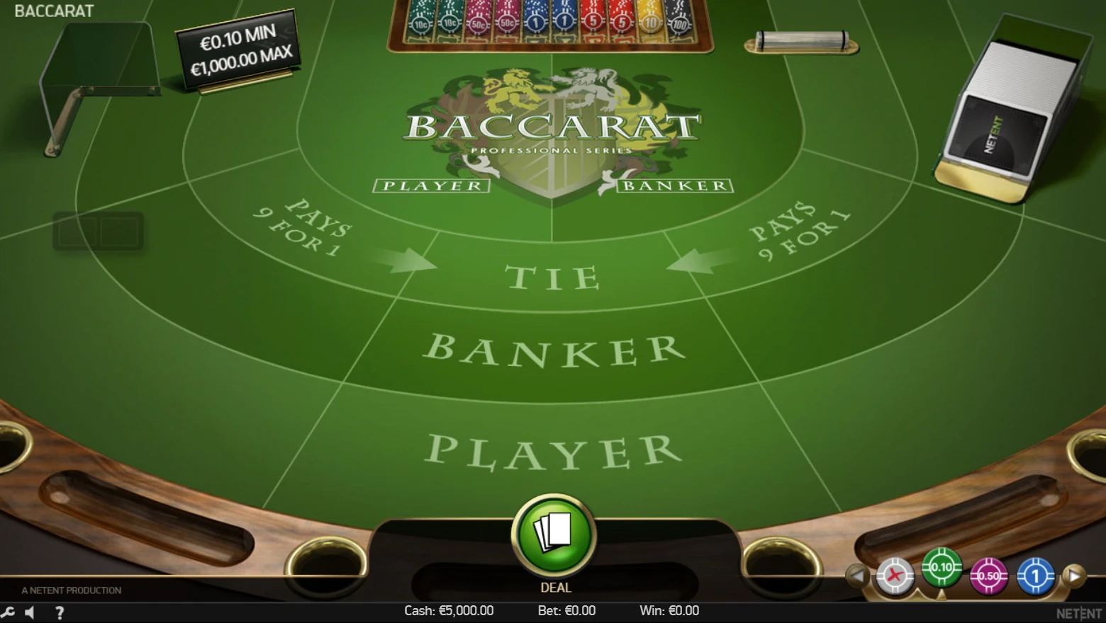 Baccarat Pro by NetEnt