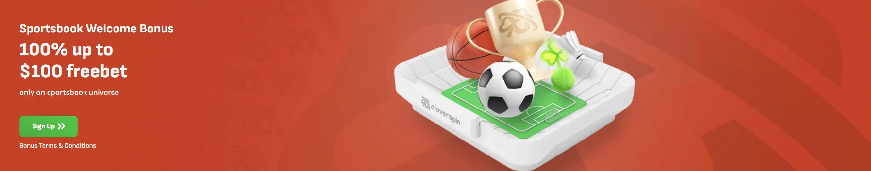 Cloverspin Sportsbook bonus
