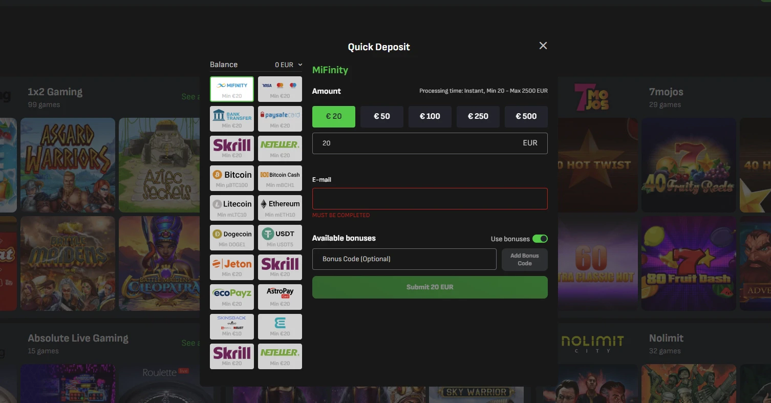Cloverspin Deposit