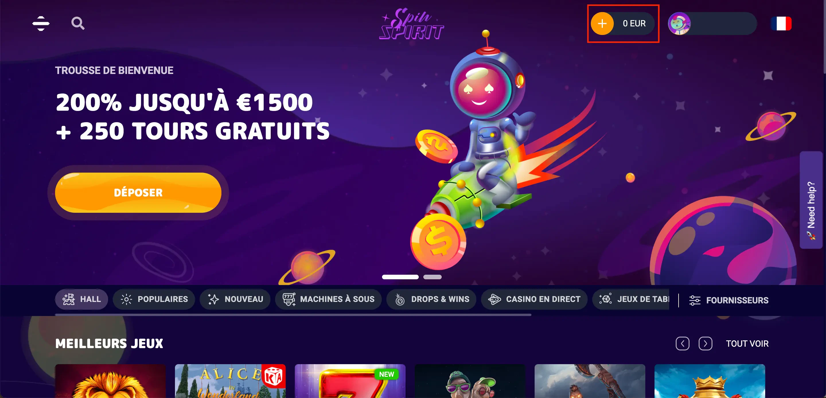 spinspirit dépôt