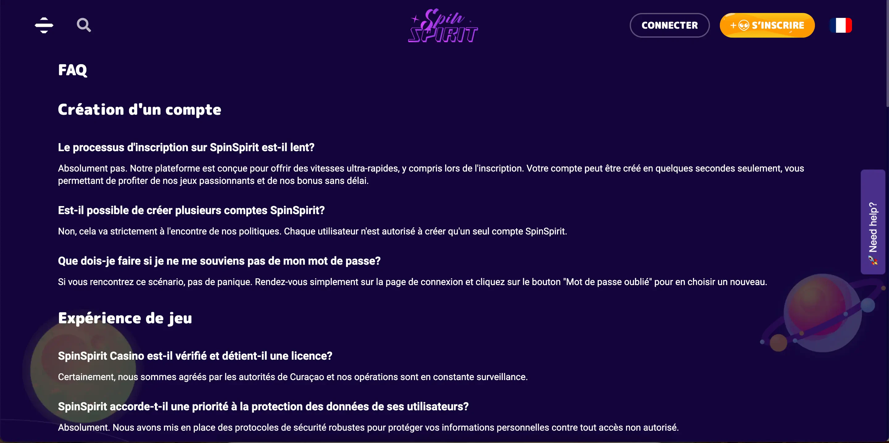 spinspirit FAQ