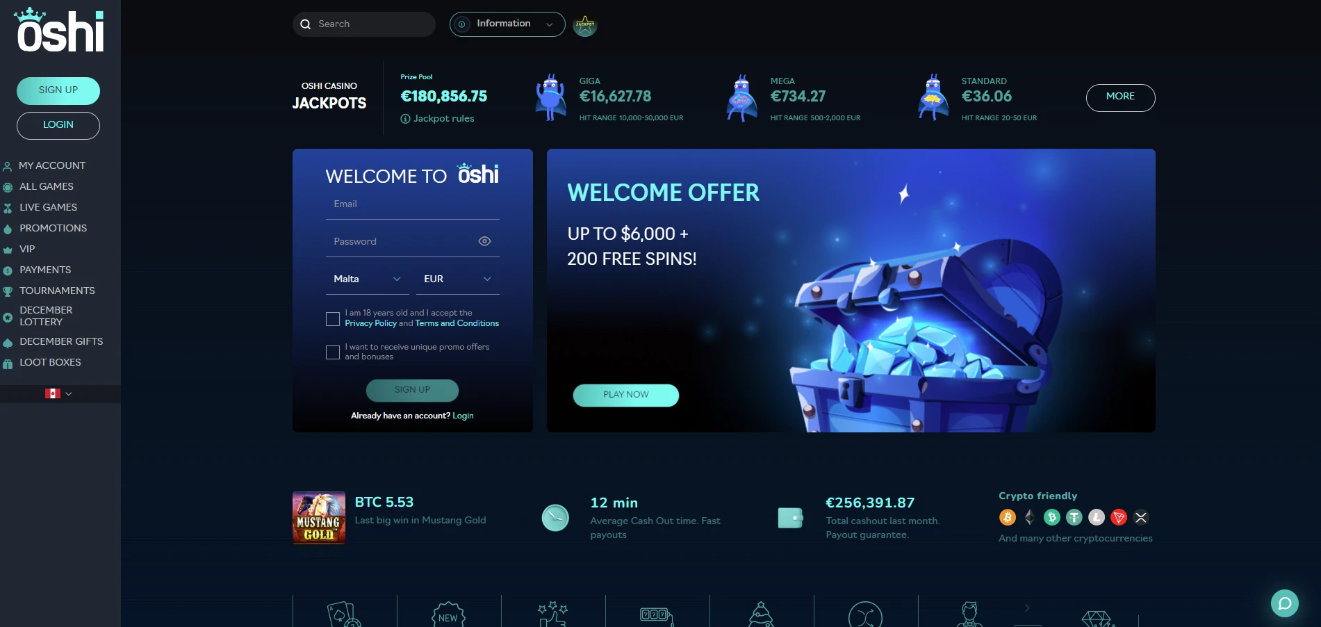 Oshi Casino