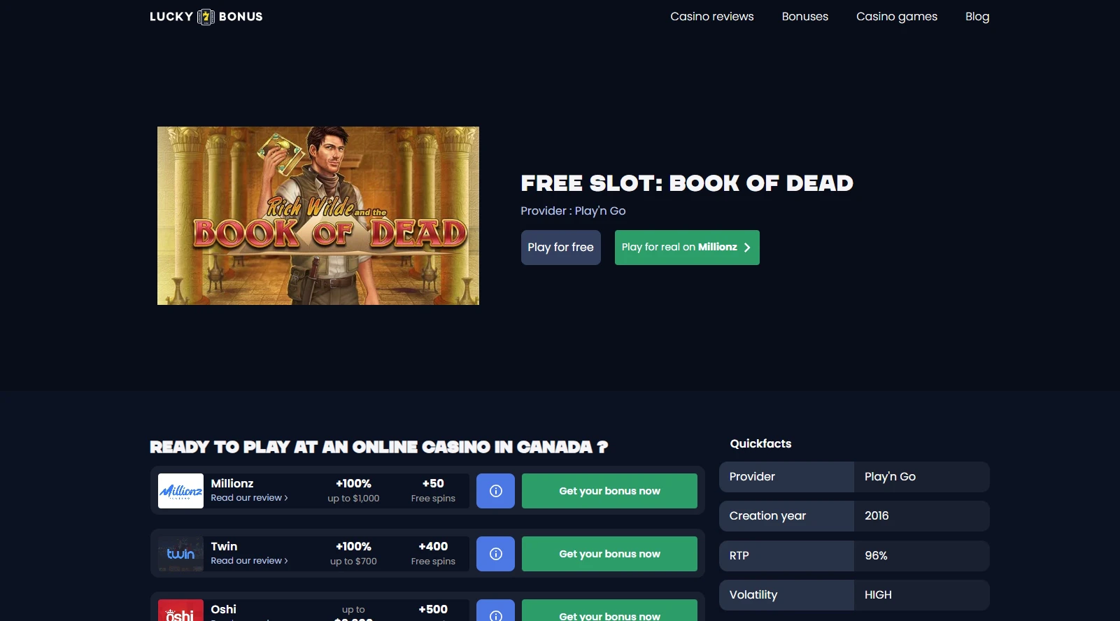 Book of Dead