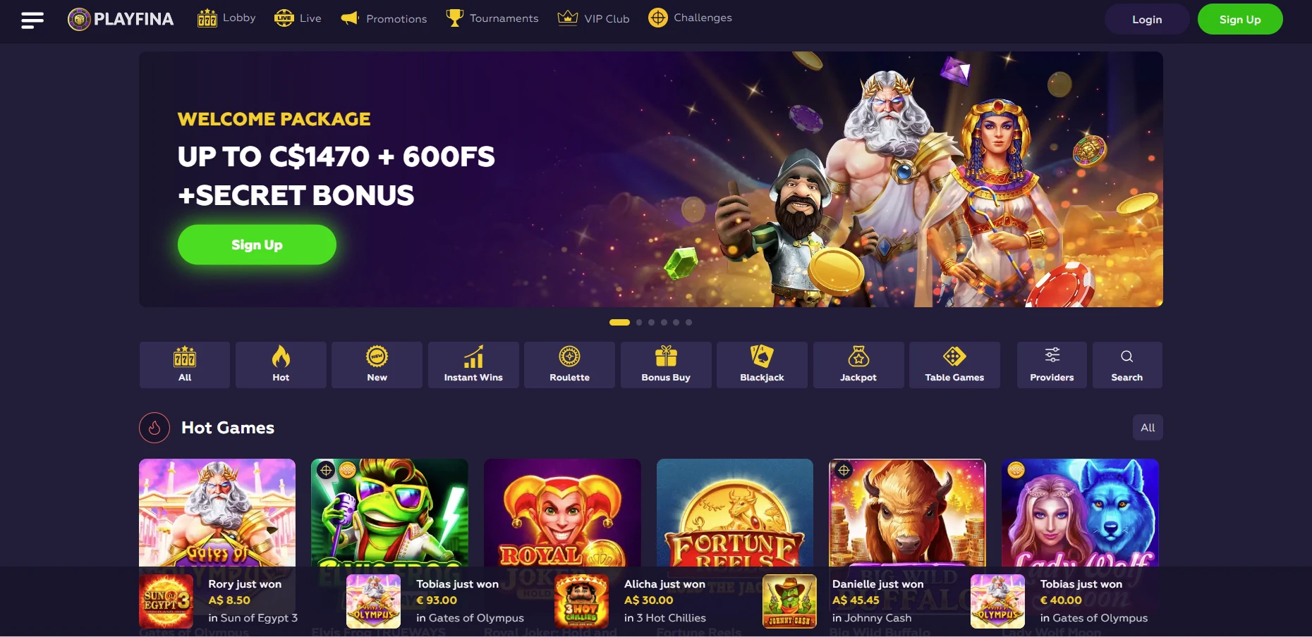 Playfina Casino