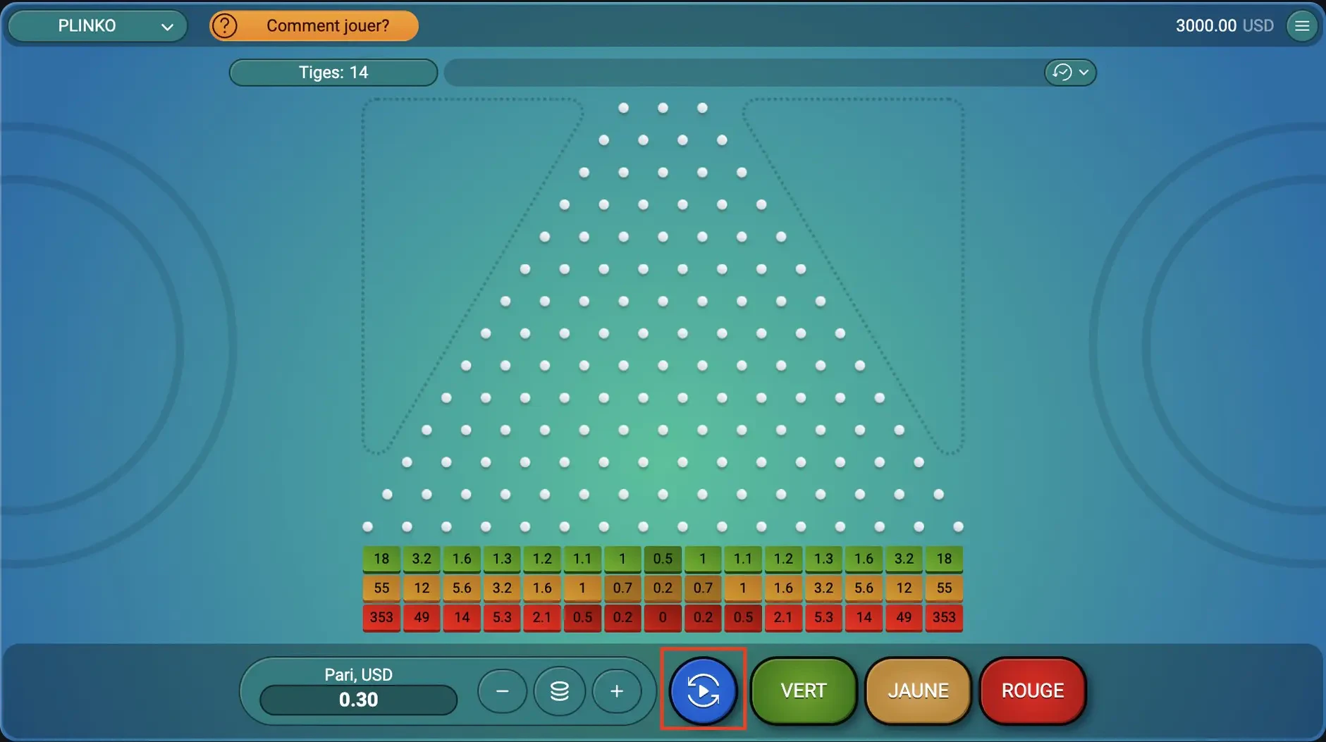 plinko mode automatique