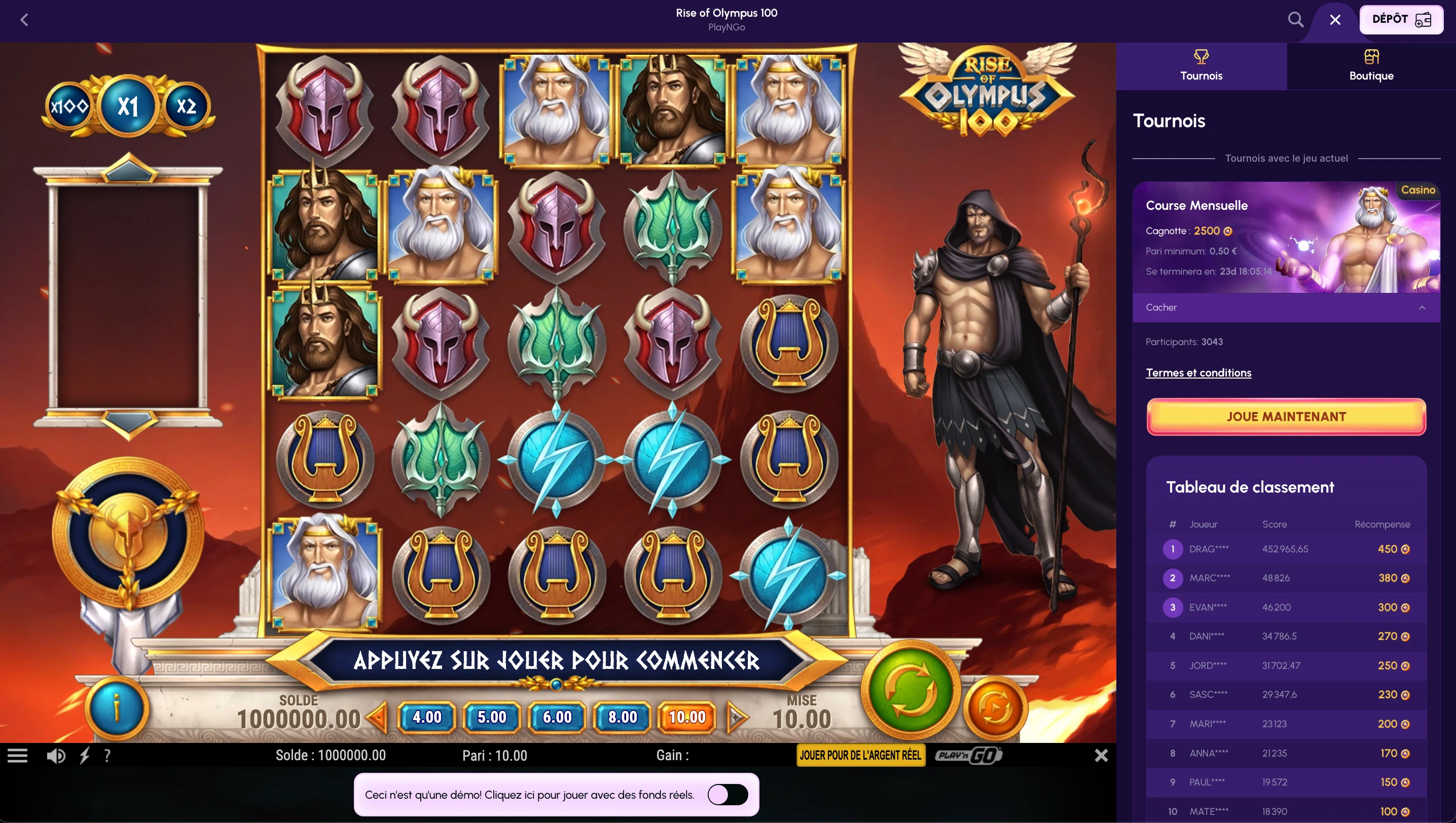 mode demo novajackpot