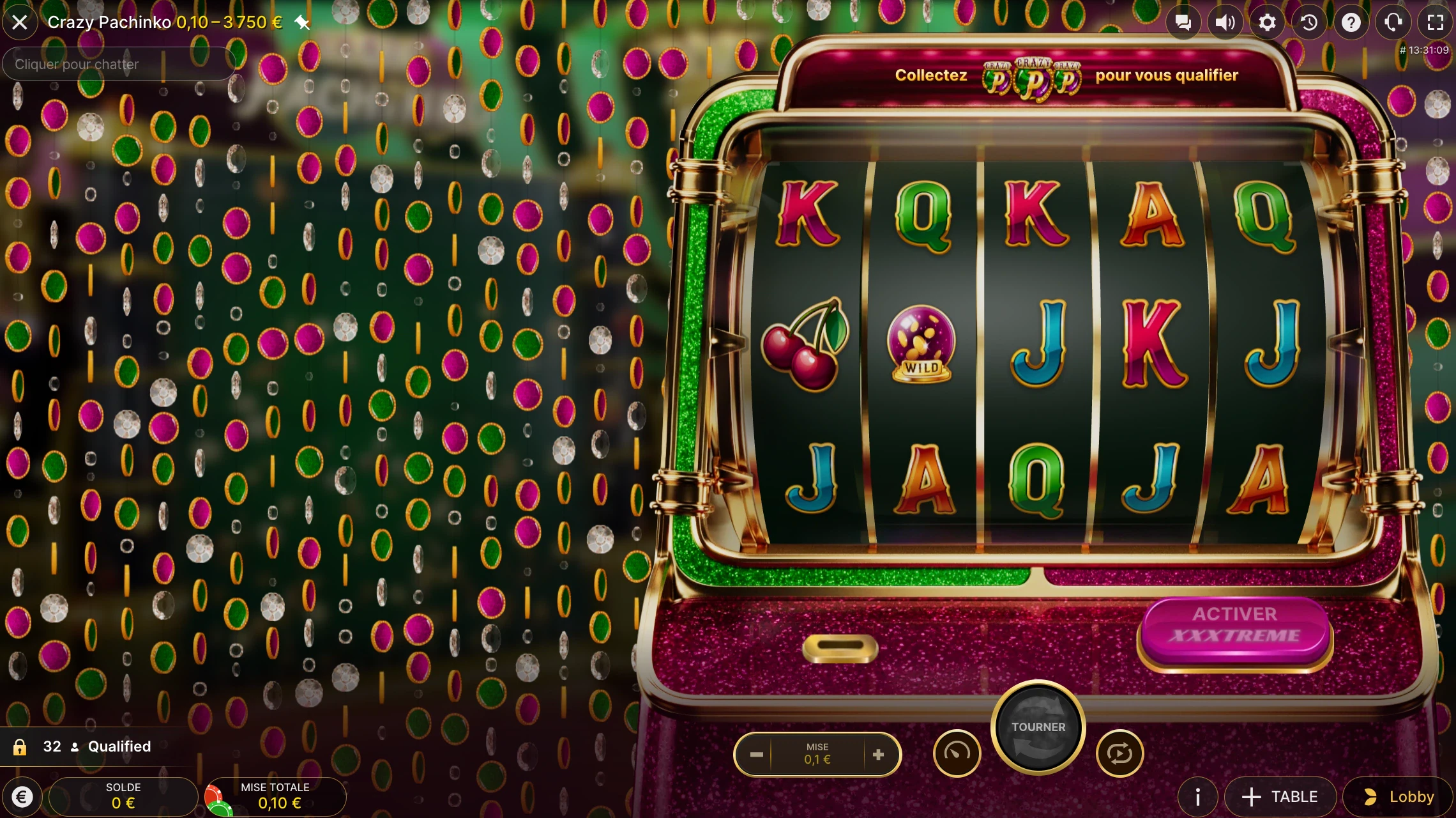 machine à sous crazy pachinko