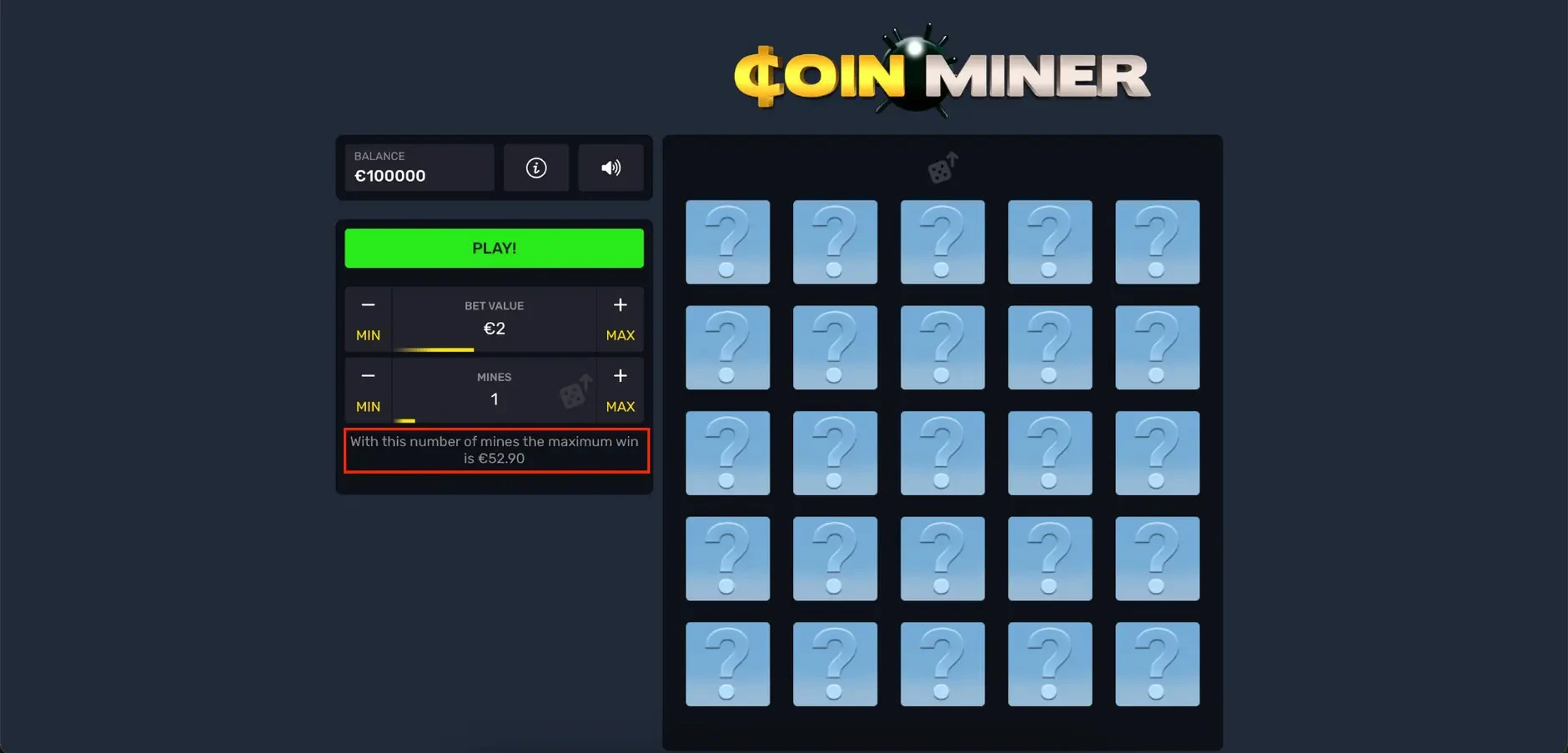 coin miner gain potentiel