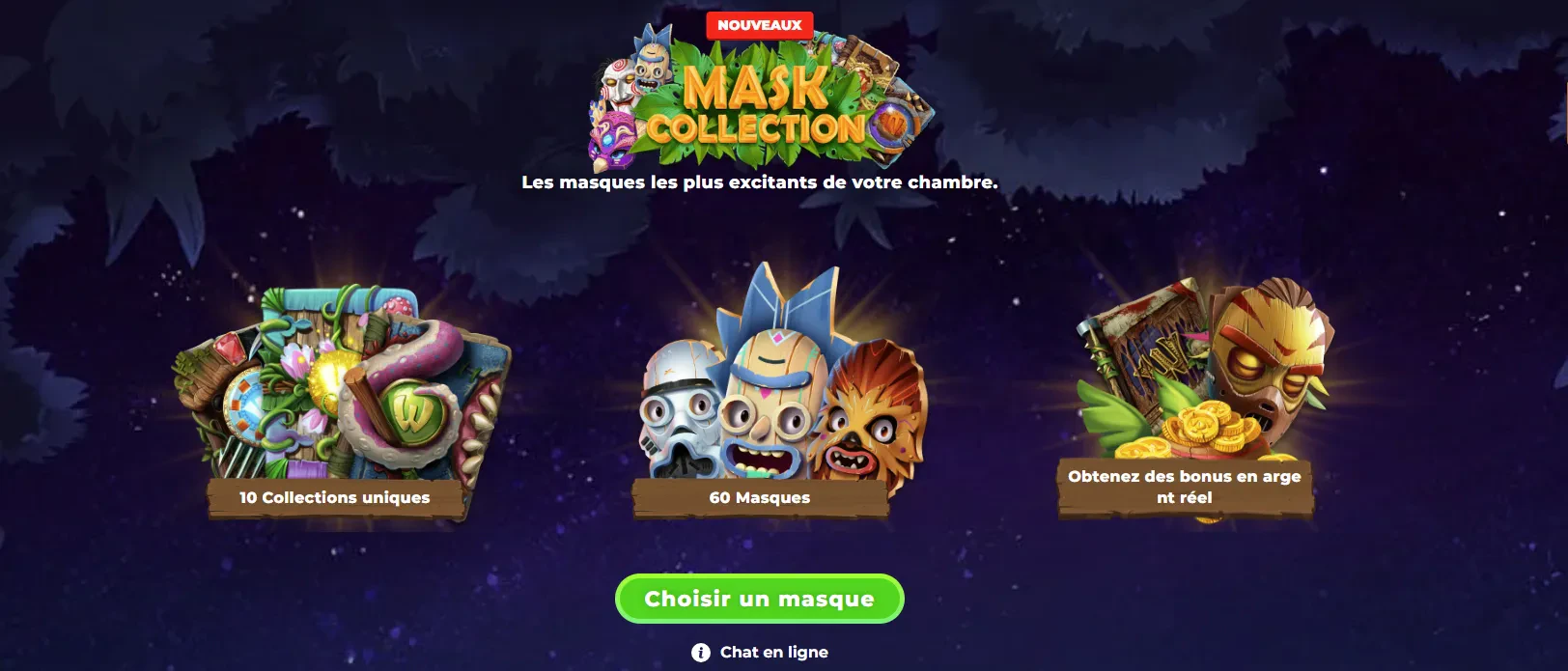 La collection des masques