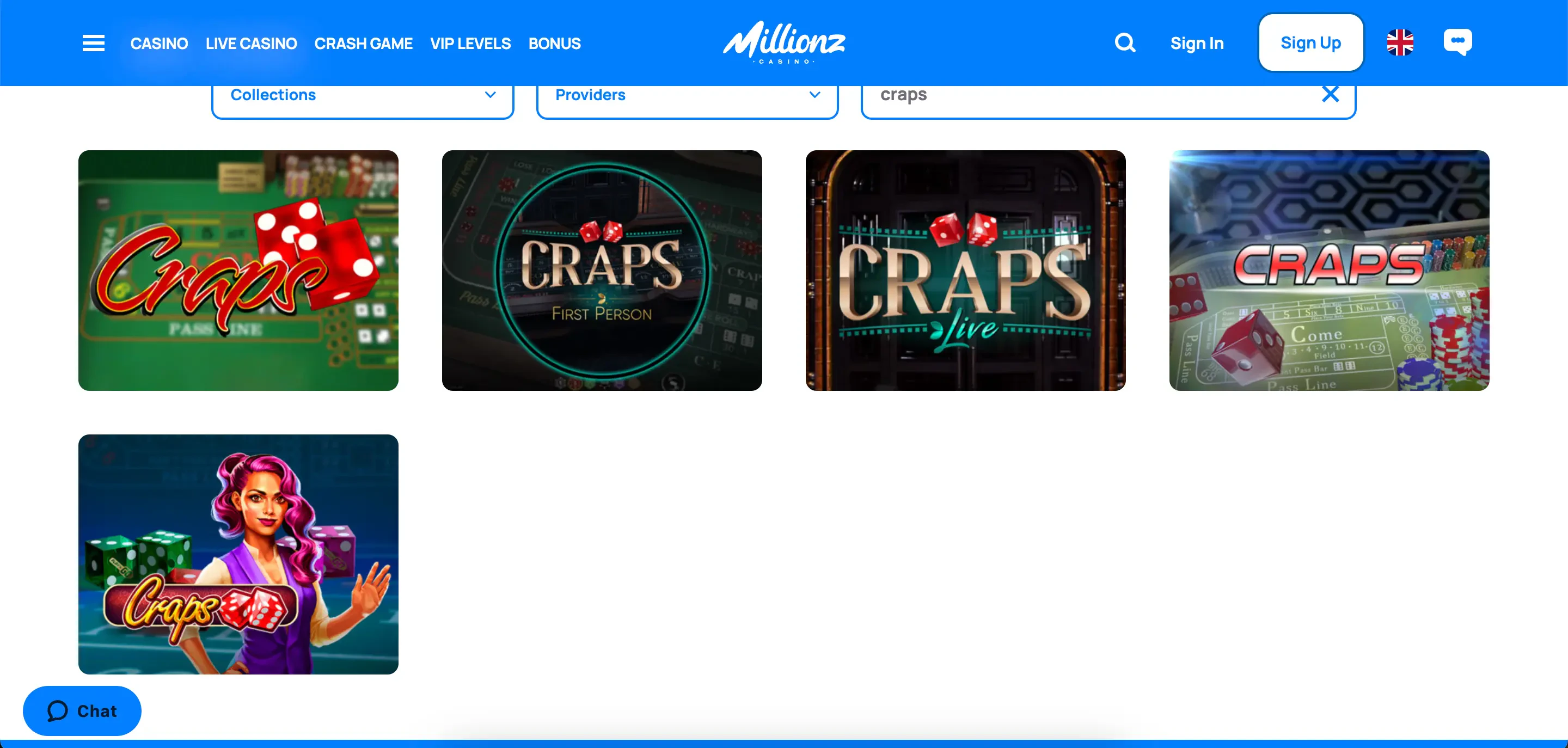 craps millionz