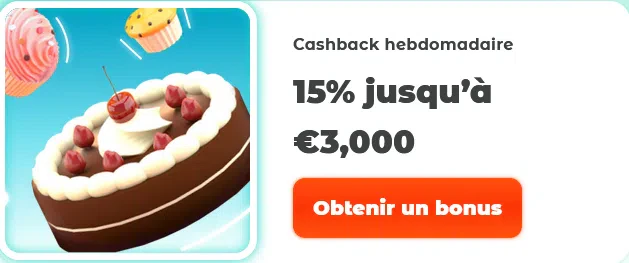 Cashback hebdomadaire