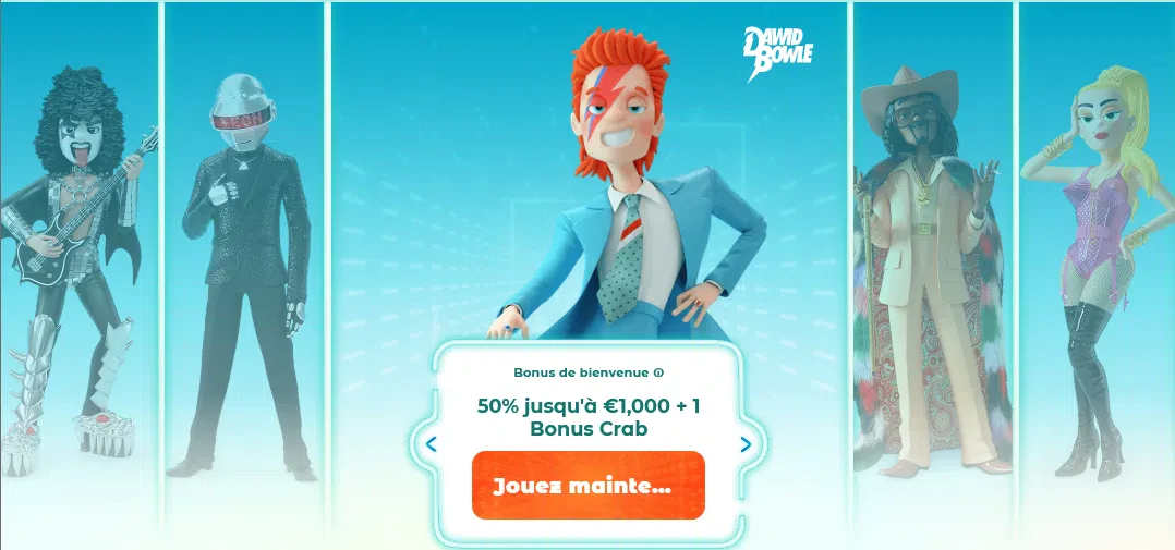 Bonus de bienvenue David Bowle