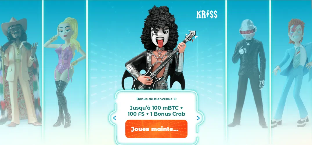 Bonus de bienvenue Kriss