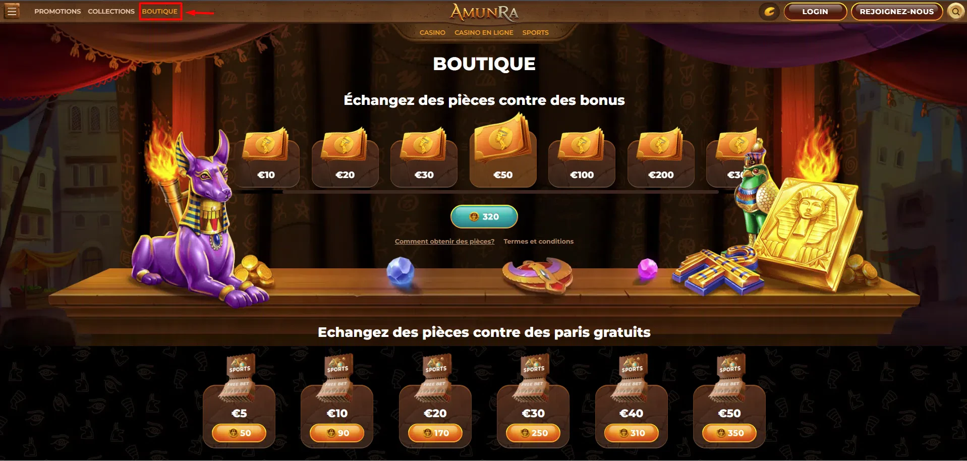 La boutique AmunRa
