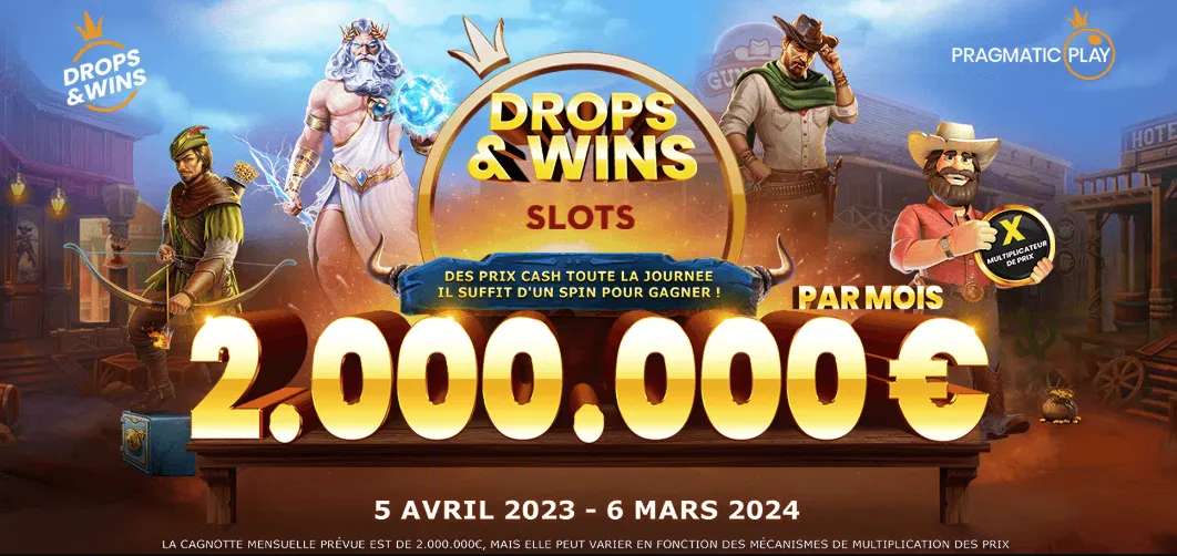 Tournoi Drops & Wins Ruby Vegas