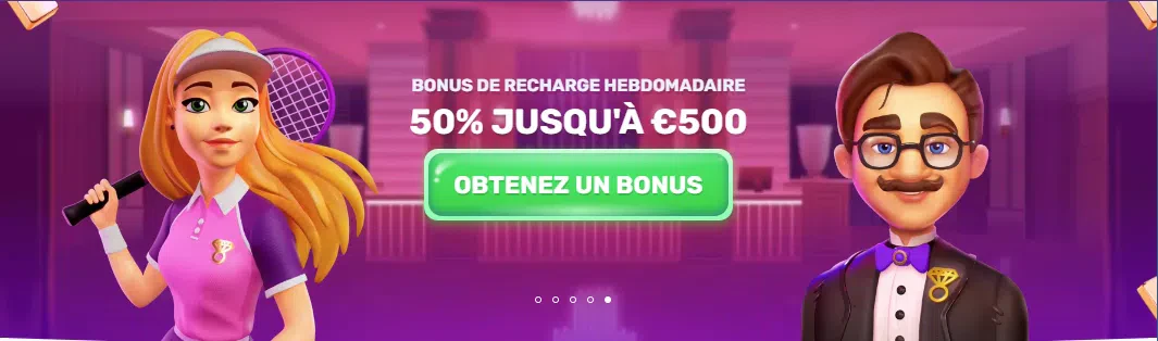 Bonus de recharge hebdomadaire sport